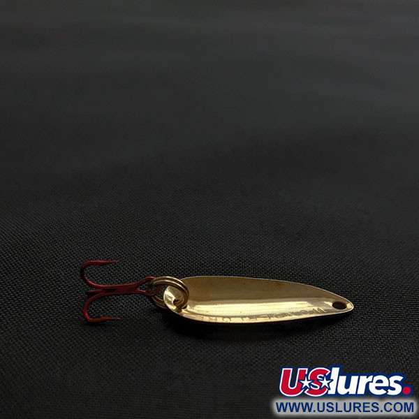 Vintage  Acme Wonderlure, 1/32oz gold fishing spoon #20901