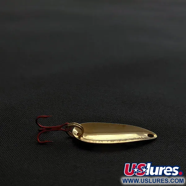 Vintage Acme Wonderlure, 1/32oz gold fishing spoon #20901