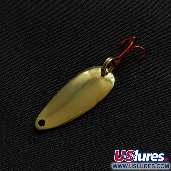 Vintage Acme Wonderlure, 1/32oz gold fishing spoon #20901