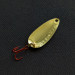 Vintage  Acme Wonderlure, 1/32oz gold/red fishing spoon #20902