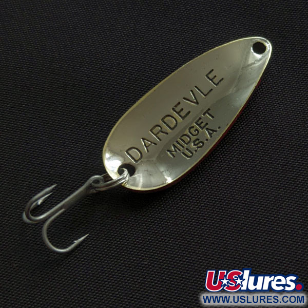 Vintage  Eppinger Dardevle Midget, 3/16oz Red Devle fishing spoon #20905