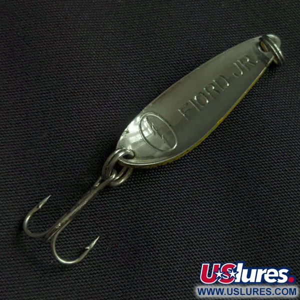 Vintage Acme Fiord Spoon  Lightning  (50s), 1/8oz Frog fishing spoon #20907