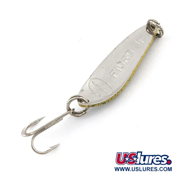 Vintage Acme Fiord Spoon  Lightning  (50s), 1/8oz Frog fishing spoon #20907