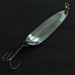 Vintage  Luhr Jensen Krocodile #5, 3/4oz hammered nickel fishing spoon #20908