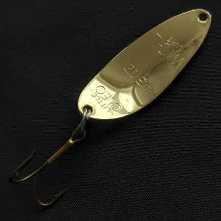 Vintage Acme Little Cleo (1980s), 1/3oz Fire tiger fishing spoon #20913