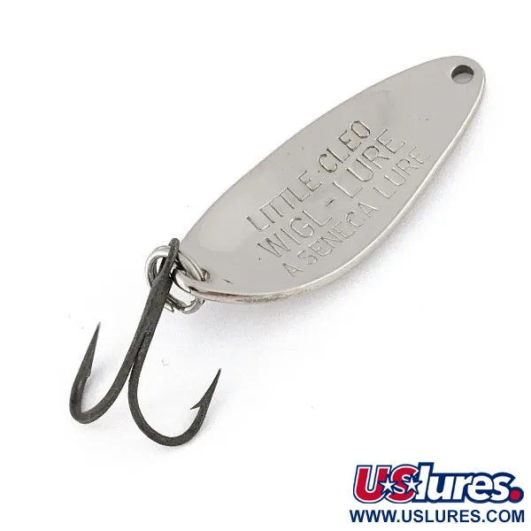 Vintage   Seneca Little Cleo, 1/4oz nickel fishing spoon #20914