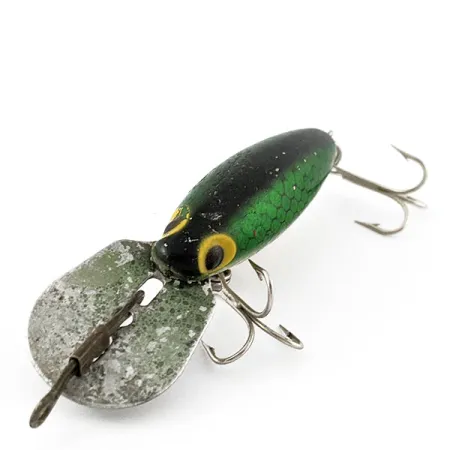 Vintage Storm Original Hot'N'Tot Thin Fin, 1/4oz silver/green fishing lure #20925