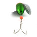 Vintage  Yakima Bait Spin-N-Glo, 1/4oz Green spinning lure #20936