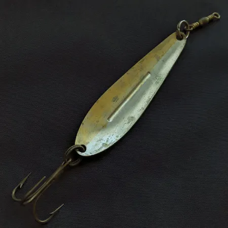 Vintage Williams Whitefish С60, 1/2oz silver/gold fishing spoon #20941