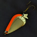 Vintage  Acme K.O. Wobbler UV, 1/2oz gold/orange UV fishing spoon #20945