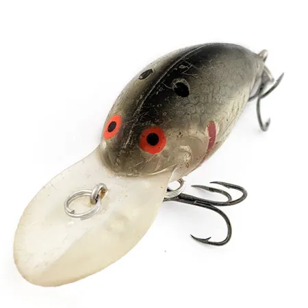 Vintage Bomber model 6A , 1/3oz Silver Flash fishing lure #20971