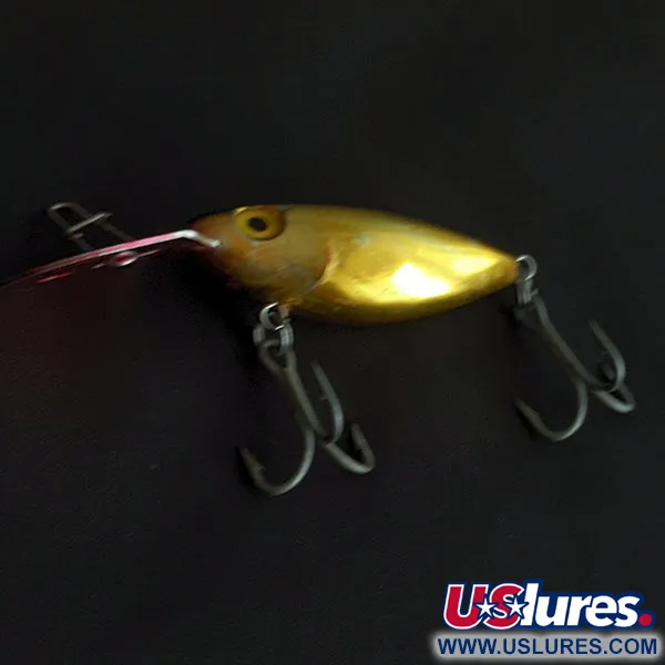 Vintage   The Producers Double-Downer, 1/4oz gold fishing lure #20975