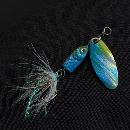 Vintage Blue Fox Flash Deep Runner, 3/16oz blue spinning lure #20978