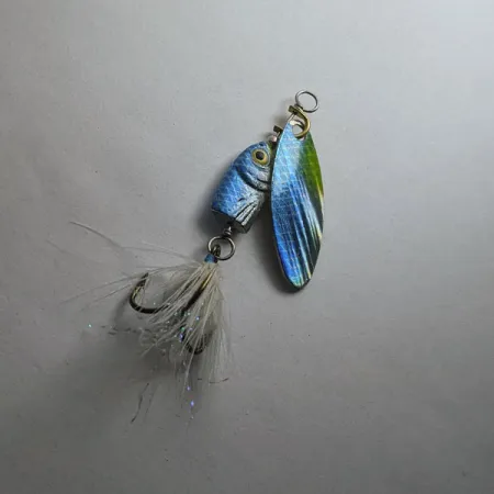 Vintage Blue Fox Flash Deep Runner, 3/16oz blue spinning lure #20978