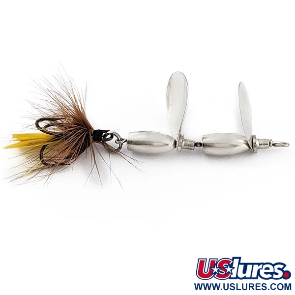 Vintage  Hildebrandt Spinners Hildebrandt, 1/4oz nickel fishing spoon #20982