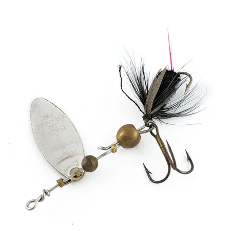 Vintage Mepps Aglia Long 1, 3/32oz silver spinning lure #20985