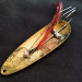 Vintage  Eppinger Dardevle Feathered Weedless, 1oz Five of Diamonds fishing spoon #20991