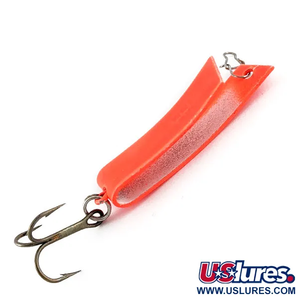 Vintage Luhr Jensen Super-Duper 506, 1/4oz hot pink UV fishing spoon #20997