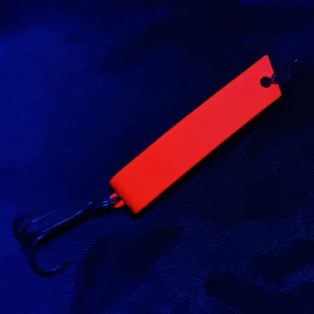 Vintage Luhr Jensen Super-Duper 506, 1/4oz hot pink UV fishing spoon #20997