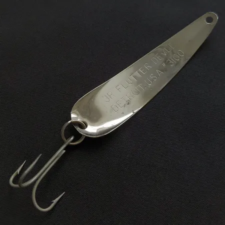 Vintage Eppinger Dardevle Junior Flutter Devle, 3/16oz Clown fishing spoon #21004