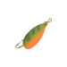 Vintage   Johnson Silver Minnow, 3/64oz nickel/orange/green fishing spoon #21014