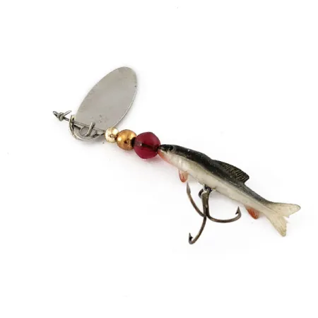 Renosky Lures Swiss Swing 0 Mino, 3/64oz nickel spinning lure #21016