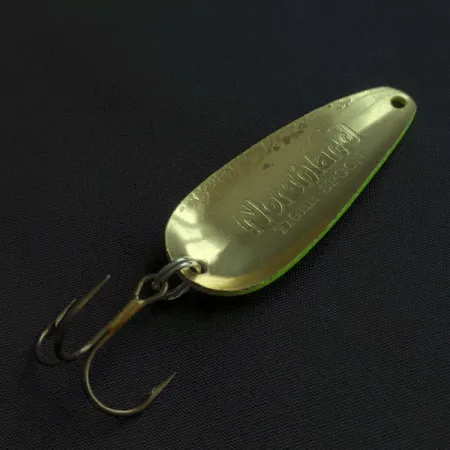 Vintage Northland tackle Tiger Spoon, 2/5oz tiger UV fishing spoon #21027