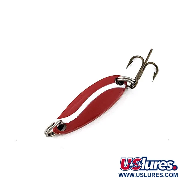 Vintage Acme Fiord Chunky, 3/32oz copper/red/white fishing spoon #21030