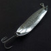 Vintage  Luhr Jensen Krocodile #3, 1/2oz nickel/hologram fishing spoon #21035