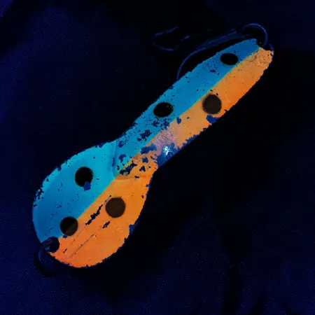 Vintage Luhr Jensen Loco 3 UV, 3/4oz fishing spoon #21042