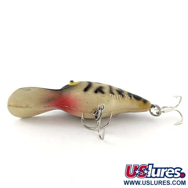 Vintage   Rogers Deep JIM, 1/3oz tiger fishing lure #21054