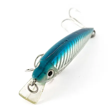 Vintage Rebel Ghost Minnow, 1/8oz blue fishing lure #21056