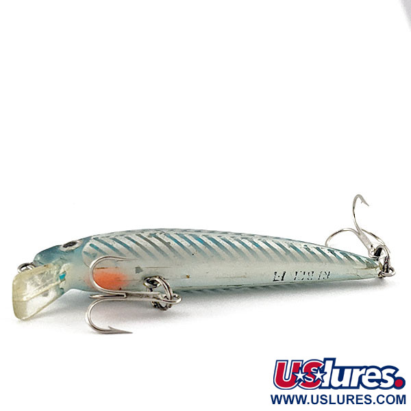 Vintage   Rebel Ghost Minnow, 1/8oz blue fishing lure #21056