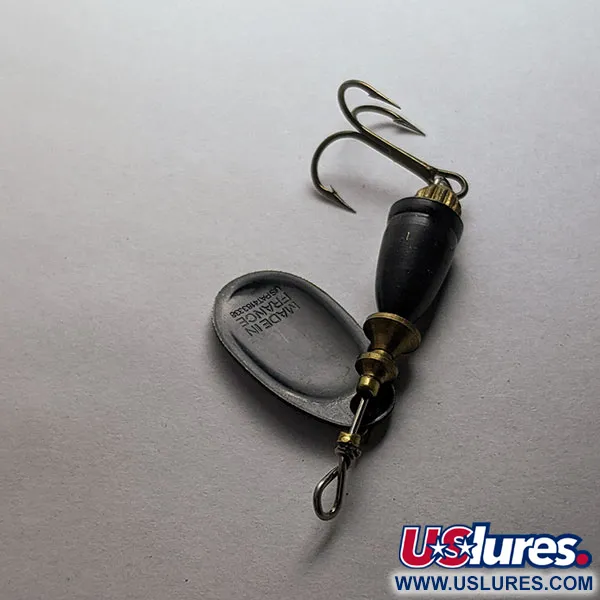 Vintage   Blue Fox Super Vibrax 1, 1/8oz black spinning lure #21060