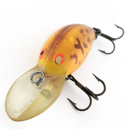 Vintage Bomber model 7A   screw tail, 1/2oz brown tiger fishing lure #21065