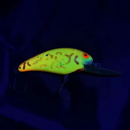 Vintage Bomber model 7A   screw tail, 1/2oz brown tiger fishing lure #21065