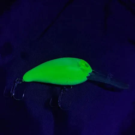 Vintage Norman Deep Middle N UV, 1/3oz Chartreuse UV fishing lure #21066