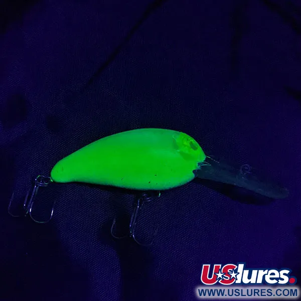 Vintage   Norman Deep Middle N UV, 1/3oz Chartreuse UV fishing lure #21066