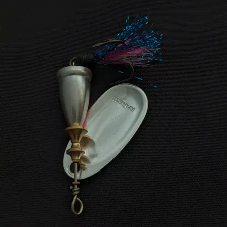 Vintage Blue Fox Super Vibrax 2 Foxtail, 3/16oz spinning lure #21071