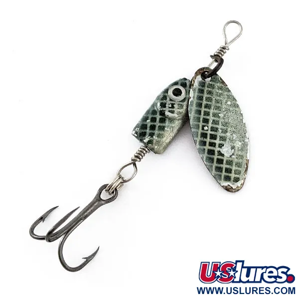 Vintage   Blue Fox Flash Deep Runner, 3/16oz silver flash spinning lure #21091