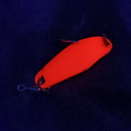 Vintage Martin Tackle RMA Reel Magic UV, 3/64oz hot pink UV fishing spoon #21093