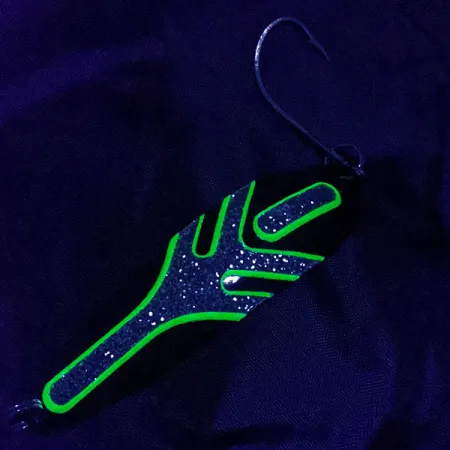 Vintage The Producers Hookster Totem #4 UV, 1/4oz  Totem fishing spoon #21096