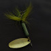 Vintage  Yakima Bait Worden’s Original Rooster Tail, 1/4oz gold/green spinning lure #21098