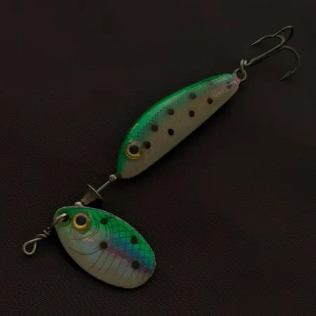 Vintage Bagley's Bang O Spin, 3/16oz Rainbow trout spinning lure #21102
