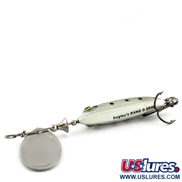 Vintage   Bagley's Bang O Spin, 3/16oz Rainbow trout fishing lure #21102