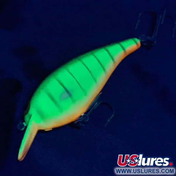 Vintage   Norman Big N, 1/2oz Fire tiger UV fishing lure #21104