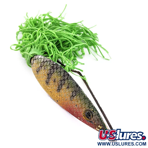 Vintage   Fred Arbogast Hawaiian #3, 3/5oz perch fishing spoon #21110