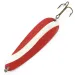 Vintage   Worth Chippewa, 3/4oz red/white/nickel fishing spoon #21120