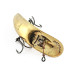 Vintage  Yakima Bait Worden Flatfish F7, 1/8oz gold fishing lure #21121