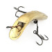 Vintage  Yakima Bait Worden Flatfish F7, 1/8oz gold fishing lure #21121